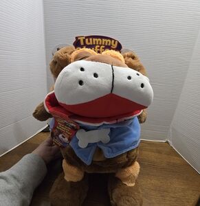 Tummy Stuffers Plush Toy Stuffed Animal Dog Puppies Storage